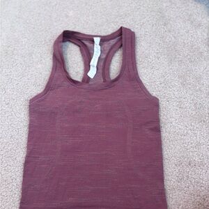 Lululemon Athletica Burgundy Tank Top